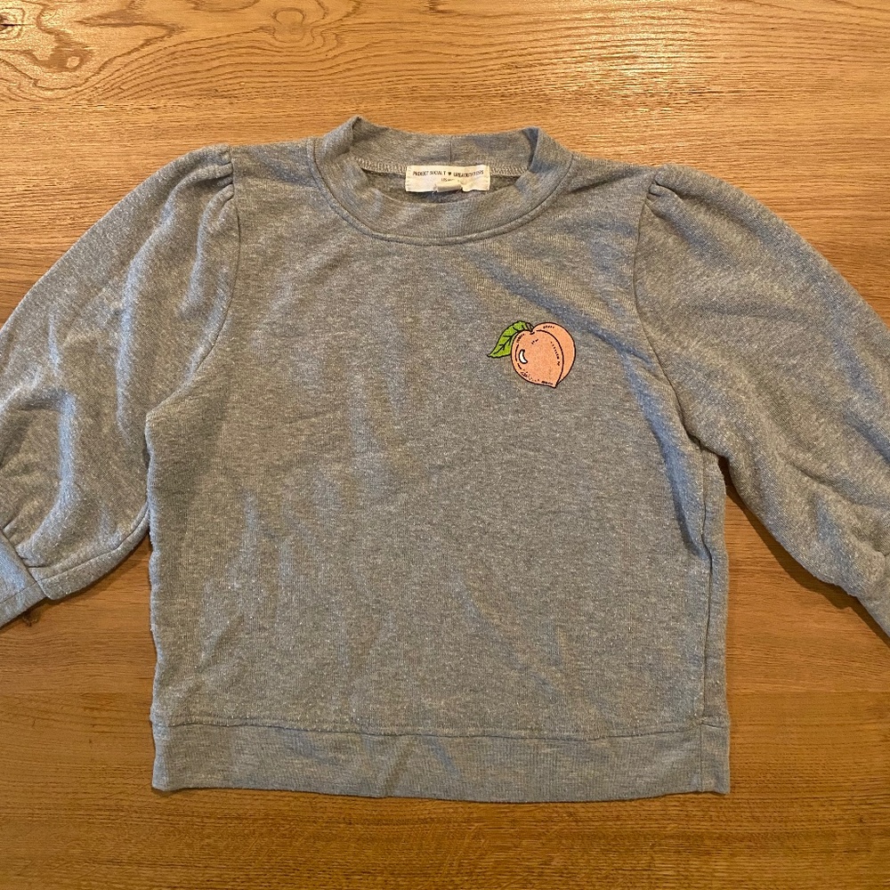 Urban Outfitters Project Social T Peach Cropped Sweatshirt